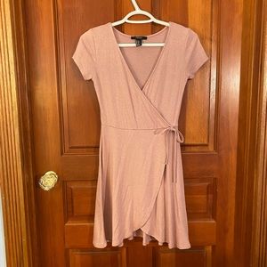 Pink Wrap Dress